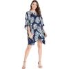 Palm Leaves Navy