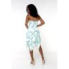 imageWomens Hawaiian Gypsy Fairy Uneven Bottom Luau Dress in Orchid BreezeOrchid Breeze White