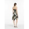 imageWomens Hawaiian Gypsy Fairy Uneven Bottom Luau Dress in Wispy CereusBlack Wispy Cereus