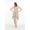 imageWomens Hawaiian Gypsy Fairy Uneven Bottom Luau Dress in Wispy CereusLotus and Orchid