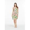 imageWomens Hawaiian Gypsy Fairy Uneven Bottom Luau Dress in Wispy CereusLotus and Orchid