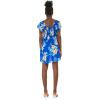 imageWomens Hawaiian Mini Ruffle Sleeve Dress HibiscusHibiscus Blue