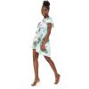imageWomens Hawaiian Mini Ruffle Sleeve Dress Wispy CereusWispy Cereus Light Blue