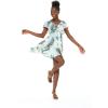 imageWomens Hawaiian Mini Ruffle Sleeve Dress Wispy CereusWispy Cereus Light Blue