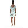 imageWomens Hawaiian Mini Ruffle Sleeve Dress Wispy CereusWispy Cereus Light Blue