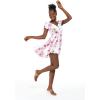 imageWomens Hawaiian Mini Ruffle Sleeve Dress in Hibiscus Vine