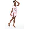imageWomens Hawaiian Mini Ruffle Sleeve Dress in Hibiscus Vine