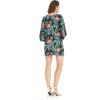imageWomens Hawaiian Poncho Luau Dress Neon SunsetBlooming Lily