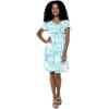 imageWomens Hawaiian Mini Ruffle Sleeve Dress Orchid BreezeOrchid Breeze White