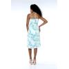 imageHawaii Hangover Womens Hawaiian Luau Halter Floral Print Dress in Lotus and OrchidOrchid Breeze White