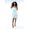 imageHawaii Hangover Womens Hawaiian Luau Halter Floral Print Dress in Lotus and OrchidOrchid Breeze White