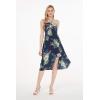 imageHawaii Hangover Womens Hawaiian Luau Halter Floral Print Dress in Pineapple GardenPineapple Garden