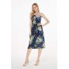 imageHawaii Hangover Womens Hawaiian Luau Halter Floral Print Dress in Pineapple GardenPineapple Garden