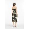 imageHawaii Hangover Womens Hawaiian Luau Halter Floral Print Dress in Wispy CereusWispy Cereus Black