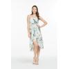 imageHawaii Hangover Womens Hawaiian Luau Halter Floral Print Dress in Wispy CereusWispy Cereus Light Blue