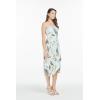 imageHawaii Hangover Womens Hawaiian Luau Halter Floral Print Dress in Wispy CereusWispy Cereus Light Blue