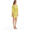 imageWomen Open Front Lightweight Kimono Tops in HibiscusGarden Poppy Yellow