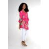 imageWomen Open Front Lightweight Kimono Tops in Pretty TropicalPretty Tropical Hot Pink