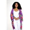 imageWomen Open Front Lightweight Kimono Tops in Pretty TropicalPretty Tropical Purple