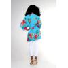 imageWomen Open Front Lightweight Kimono Tops in Pretty TropicalPretty Tropical Turquoise