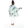 imageWomen Open Front Lightweight Kimono Tops in Wispy CereusWispy Cereus Light Blue