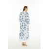 imageWomen Open Front Lightweight Maxi Kimono Dress in BloomDay Dream Bloom