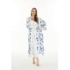imageWomen Open Front Lightweight Maxi Kimono Dress in BloomDay Dream Bloom
