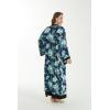 imageWomen Open Front Lightweight Maxi Kimono Dress in Orchid BreezeOrchid Breeze Navy