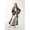 imageWomen Open Front Lightweight Maxi Kimono Dress in RefelsiaRafelsia Black