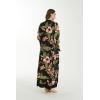 imageWomen Open Front Lightweight Maxi Kimono Dress in RefelsiaRafelsia Black
