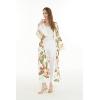 imageWomen Open Front Lightweight Maxi Kimono Dress in RefelsiaRafelsia Cream