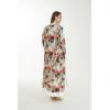 imageWomen Open Front Lightweight Maxi Kimono Dress in SunsetSunset Pastel