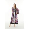 imageWomen Open Front Lightweight Maxi Kimono Dress in SunsetSunset Purple