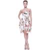 imageWomens Hawaiian Gypsy Fairy Uneven Bottom Luau Dress in Rafelsia Cream