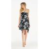 imageWomens Hawaiian Luau Halter Floral Print Halter Dress in BloomMidnight Bloom