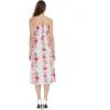 imageWomens Hawaiian Luau Halter Floral Print Halter Dress in BloomPink Hibiscus Vine
