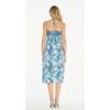 imageWomens Hawaiian Luau Halter Floral Print Halter Dress in BloomSimply Blue Palms