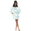 imageWomen Open Front Lightweight Kimono Tops in Orchid BreezeOrchid Breeze White