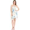 imageWomens Hawaiian Gypsy Fairy Uneven Bottom Luau Dress in Sandy BeachSandy Beach