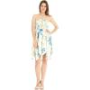 imageWomens Hawaiian Gypsy Fairy Uneven Bottom Luau Dress in Sandy BeachSandy Beach Beige