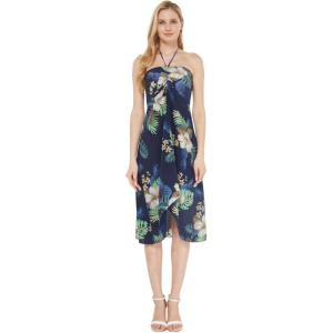 imageHawaii Hangover Womens Hawaiian Luau Halter Floral Print Dress in Pineapple GardenPineapple Garden