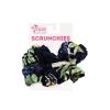 imageHawaii Hangover Hair Tie Scrunchies in Sunset Neon Pastel 1 PackPineapple Garden Navy