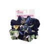 imageHawaii Hangover Hair Tie Scrunchies in Sunset Neon Pastel 1 PackPineapple Garden Navy