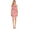 imageMatchable Couple Hawaiian Luau Men Shirt or Women Tank Dress in Classic Vintage HibiscusMen Red