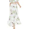 imageMatchable Couple Hawaiian Luau Shirt Smock Top Wide Legged Pants in Pineapple Garden WhiteWomen Pineapple Garden White Pants
