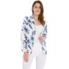 imageWomen Light Weight Rayon Casual Open Front Jacket Cardigan in BloomDay Dream Bloom
