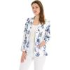 imageWomen Light Weight Rayon Casual Open Front Jacket Cardigan in BloomDay Dream Bloom