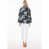 imageWomen Light Weight Rayon Casual Open Front Jacket Cardigan in BloomMidnight Bloom