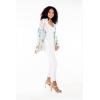 imageWomen Light Weight Rayon Casual Open Front Jacket Cardigan in Sandy Beach WhiteSandy Beach White Navy