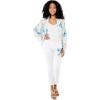 imageWomen Light Weight Rayon Casual Open Front Jacket Cardigan in Sandy Beach WhiteSandy Beach White Navy